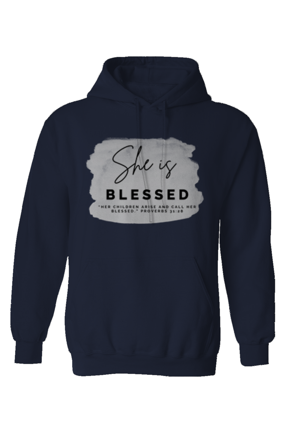 She Is | BLESSED | Cotton Hoodie