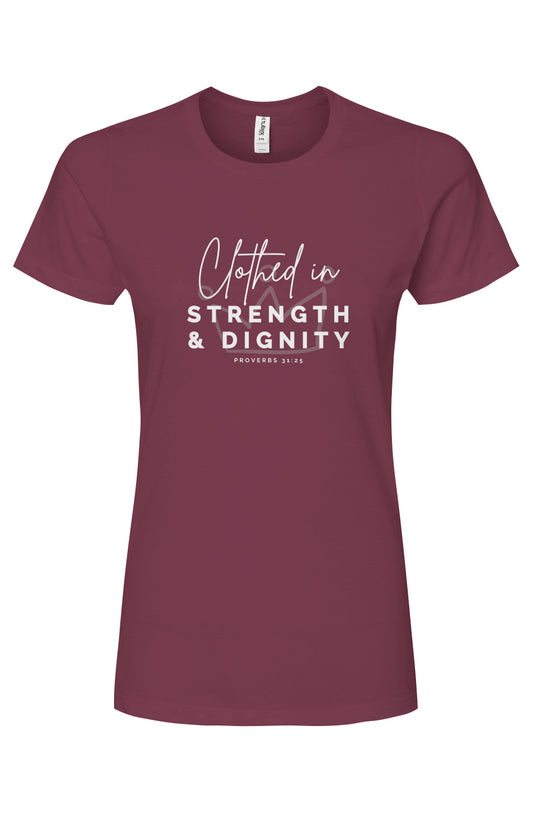 Clothed in Strength & Dignity | Cotton Tee