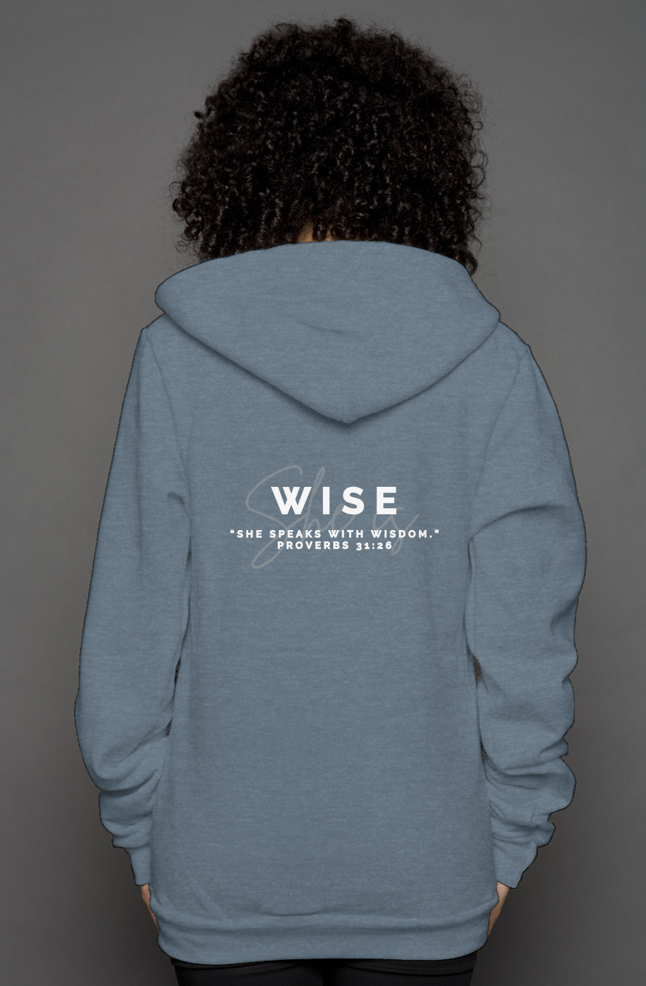 She Is | WISE | 'Zip Hoody'