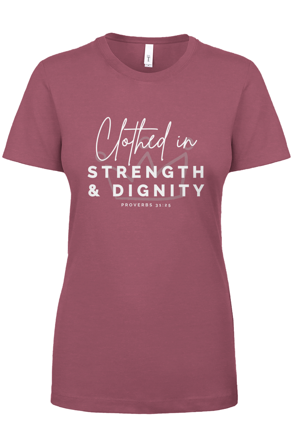 Clothed in Strength & Dignity | Crew Tee