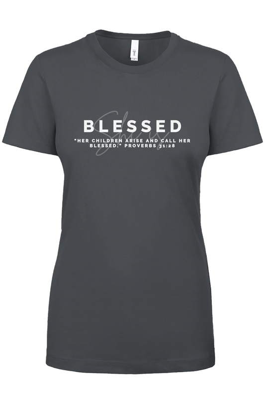 She Is | BLESSED | Crew Tee