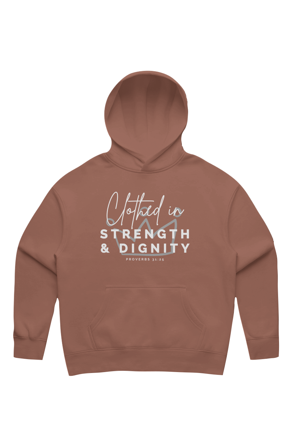 She Is | Clothed in Strength & Dignity | Relaxed Hoodie