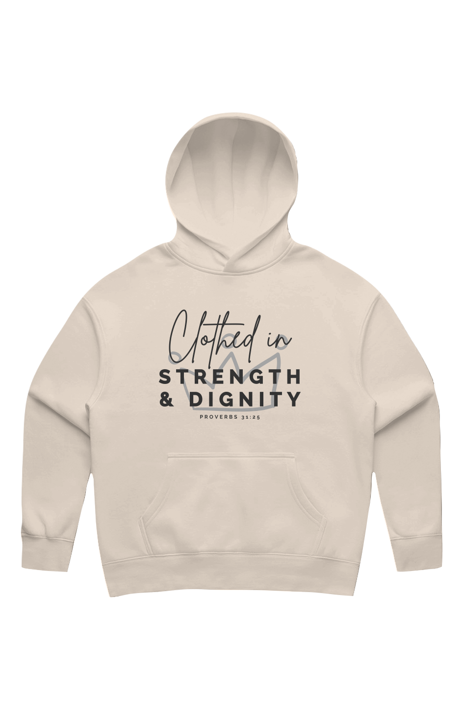 Clothed in Strength & Dignity | Relaxed Hoodie