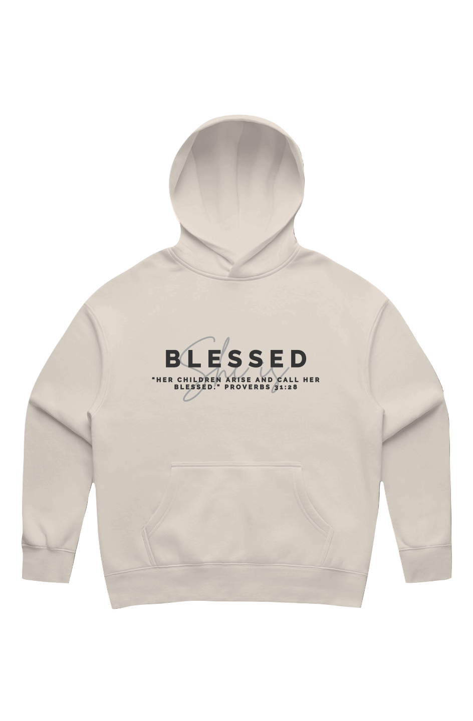She Is | BLESSED | Relaxed Hoodie