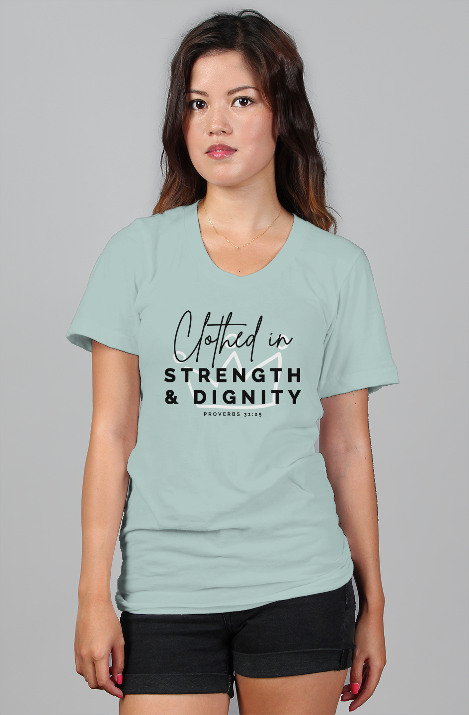 She Is | Clothed in Strength & Dignity | Relaxed Tee