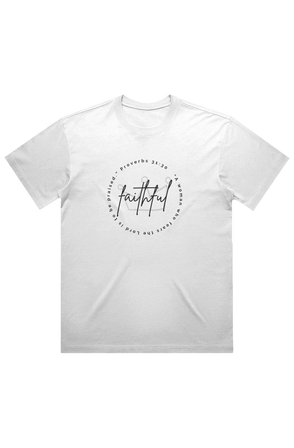 She Is | FAITHFUL | Box Tee