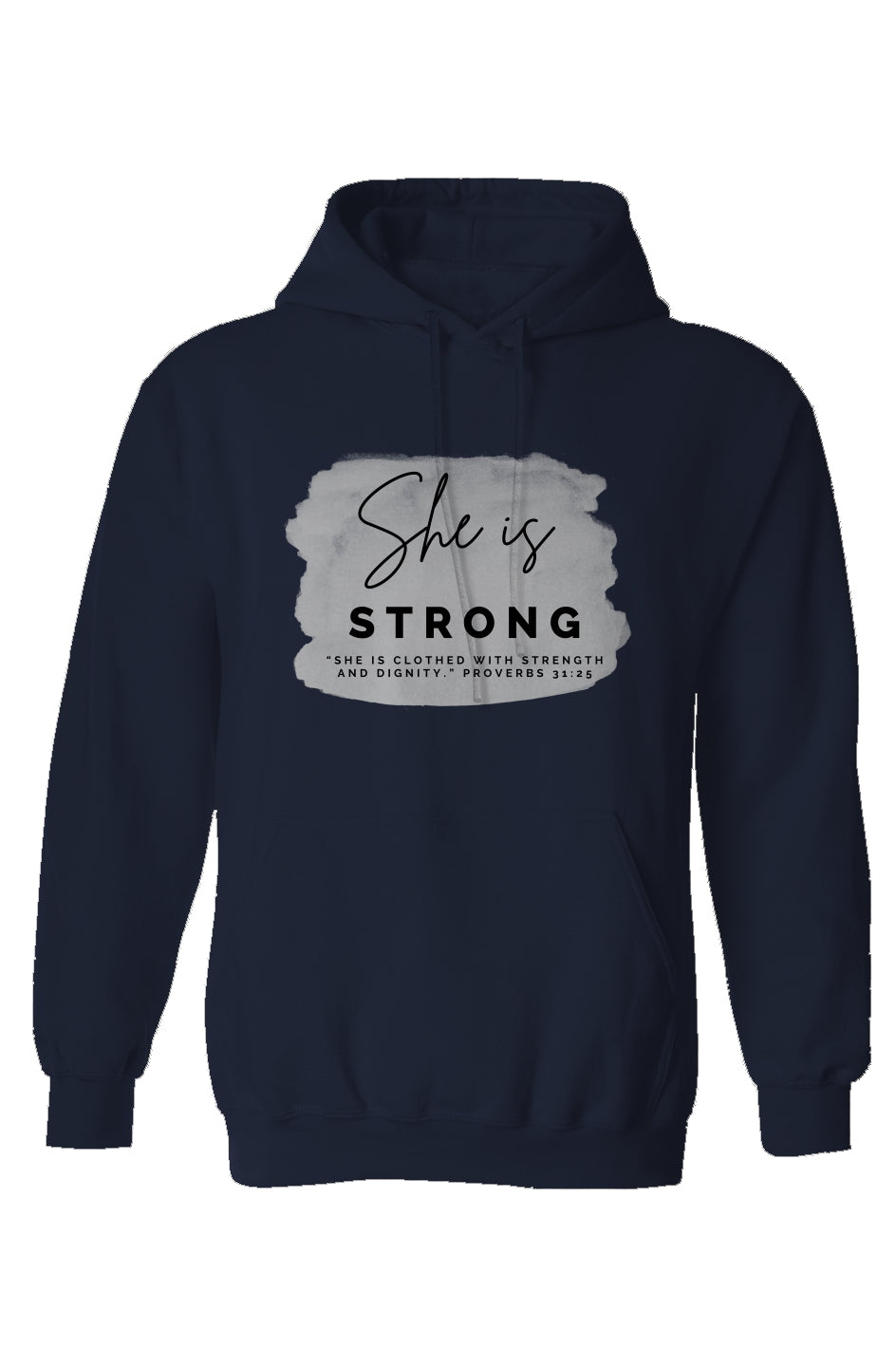 She Is | STRONG | Cotton Hoodie 