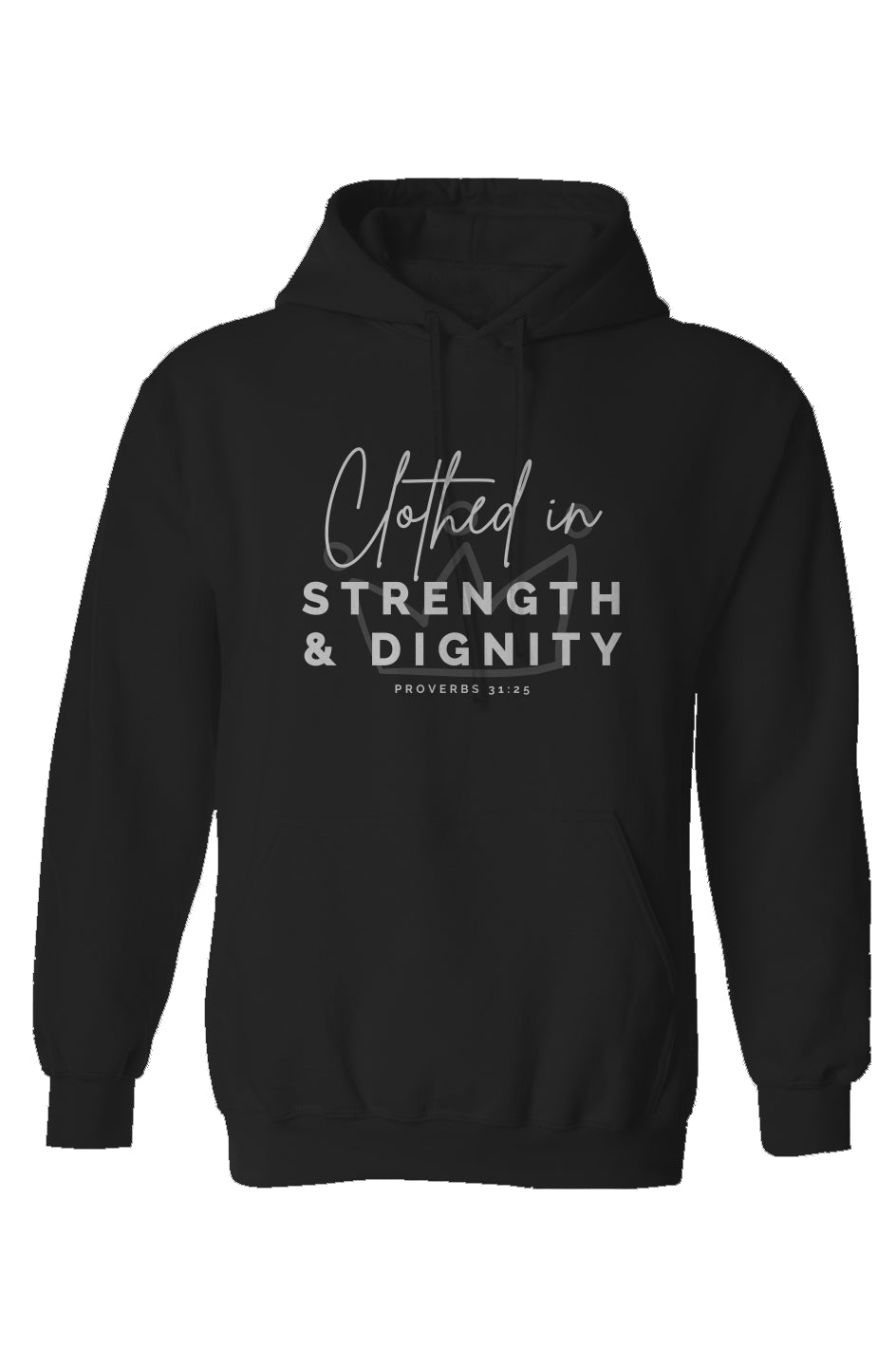 Clothed in Strength & Dignity | Cotton Hoodie