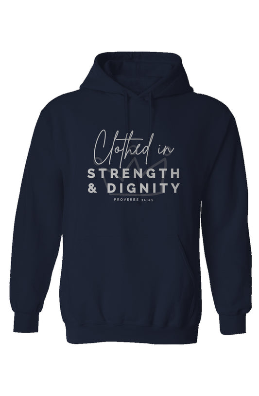 Clothed in Strength & Dignity | Cotton Hoodie