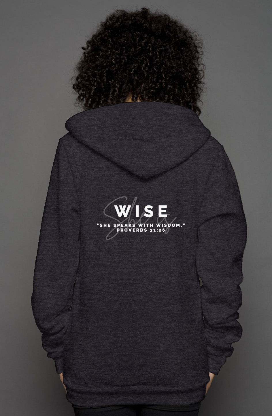 She Is | WISE | 'Zip Hoody'