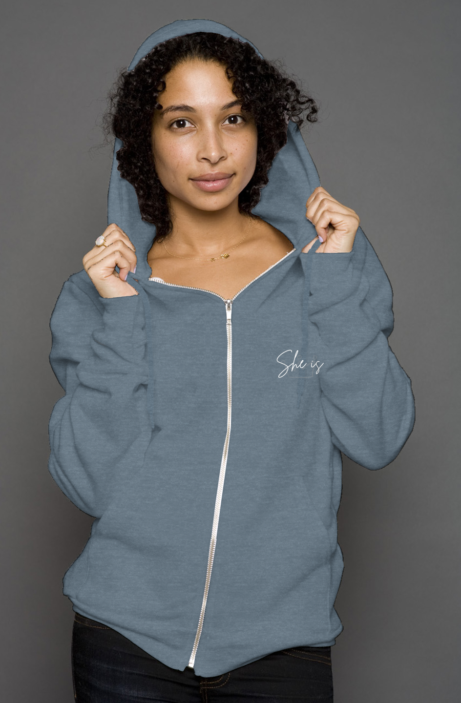 She Is | KIND | 'Zip Hoody'