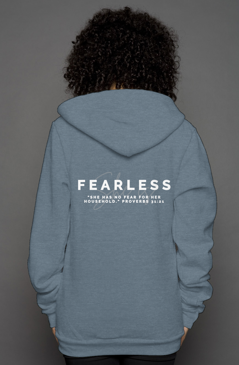 She Is | FEARLESS | 'Zip Hoody'