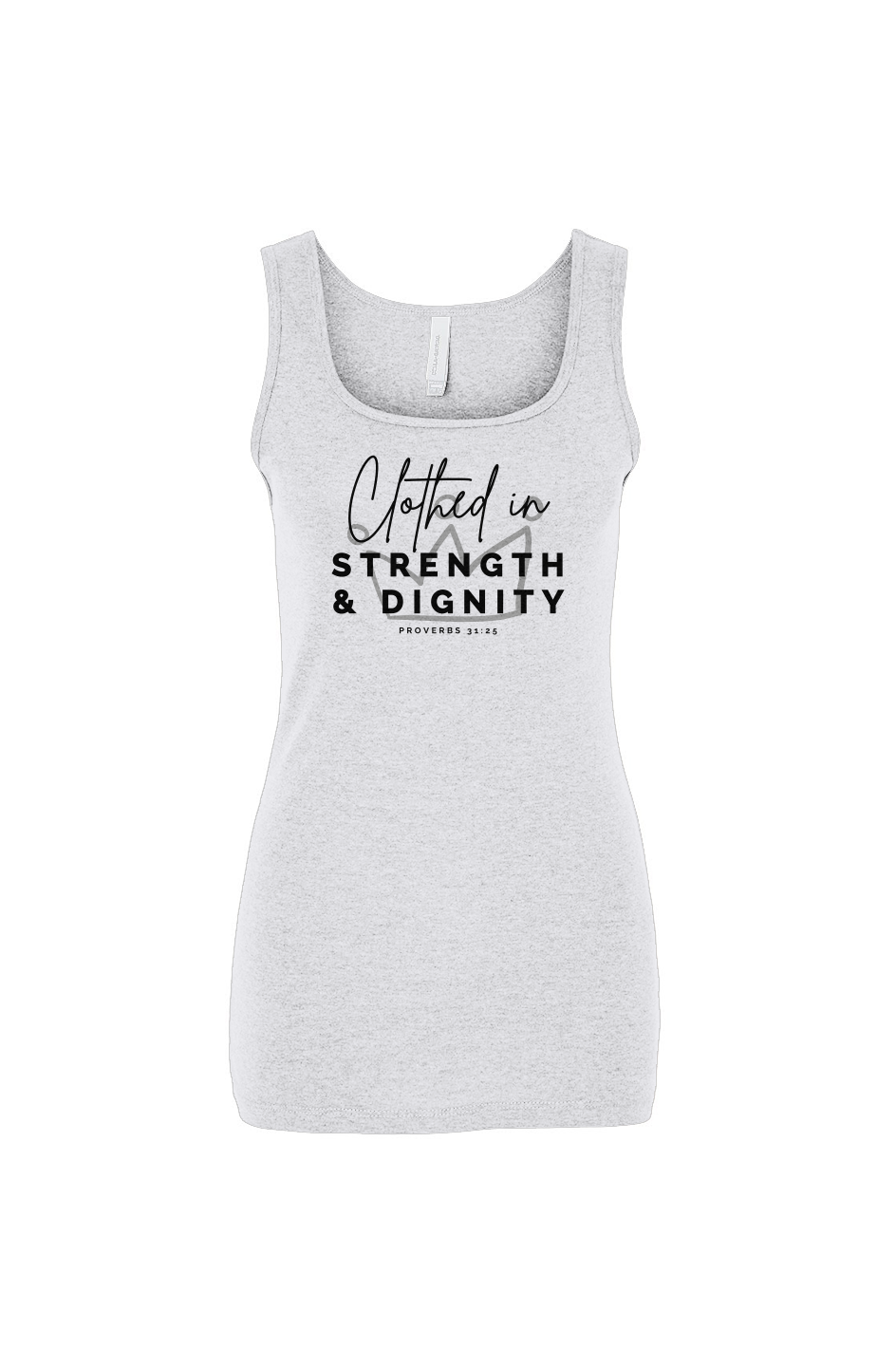 Clothed in Strength & Dignity | Rib Tank