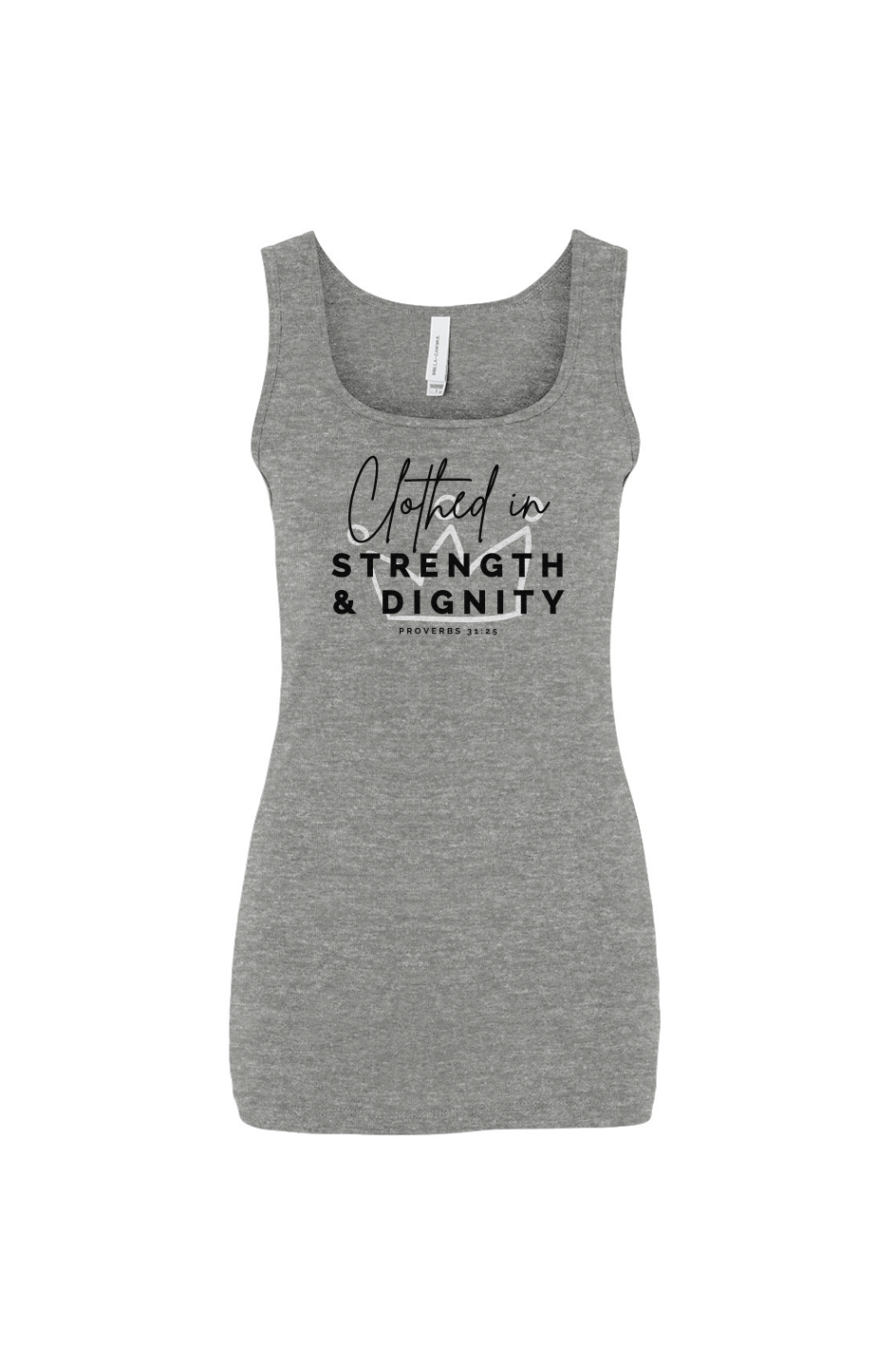 Clothed in Strength & Dignity | Rib Tank