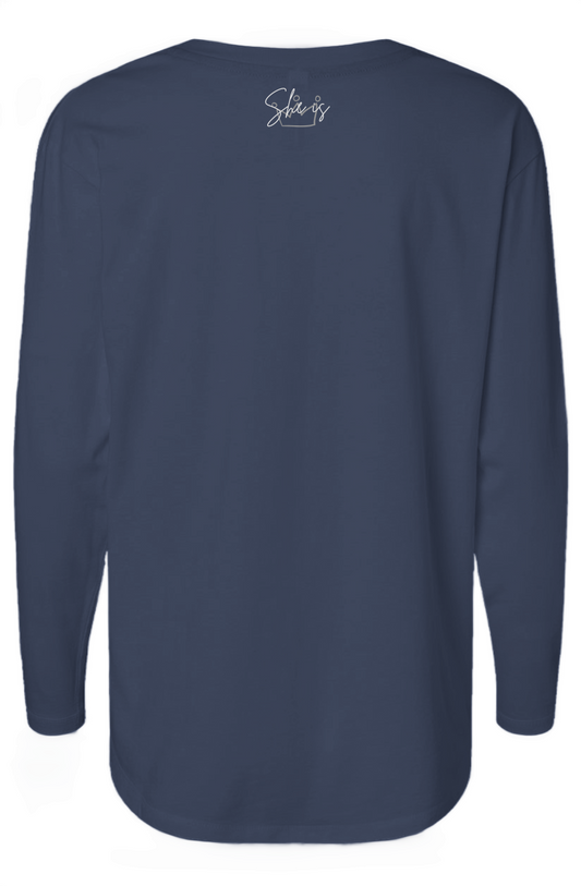 She Is | Relaxed Long Sleeve (back design)