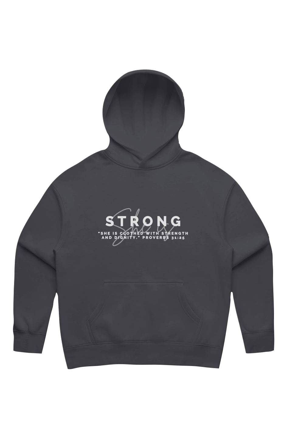 She Is | STRONG | Relaxed Hoodie
