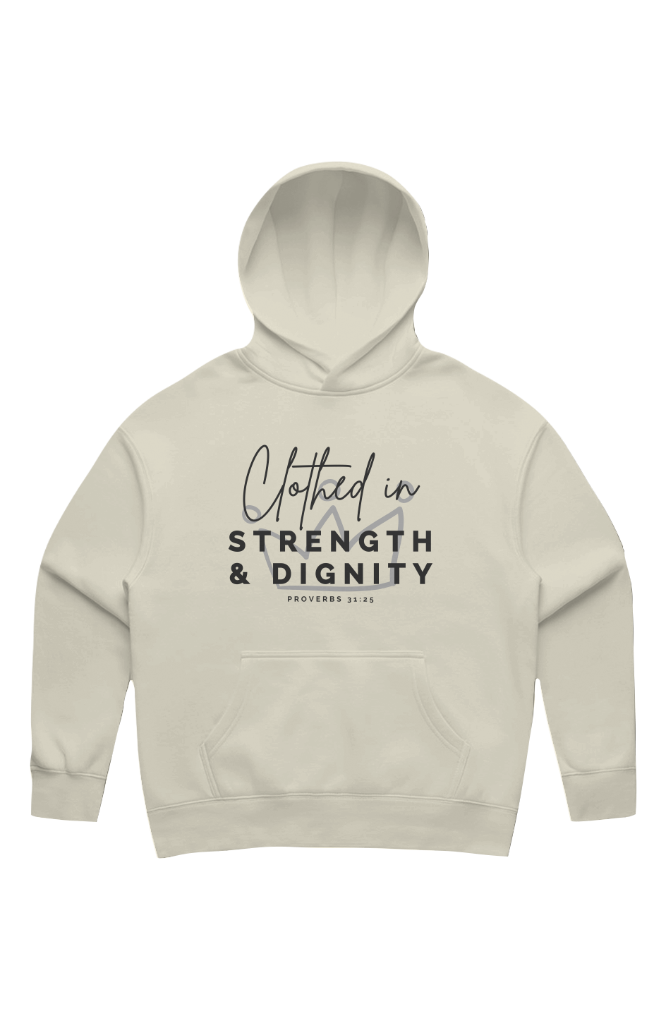Clothed in Strength & Dignity | Relaxed Hoodie