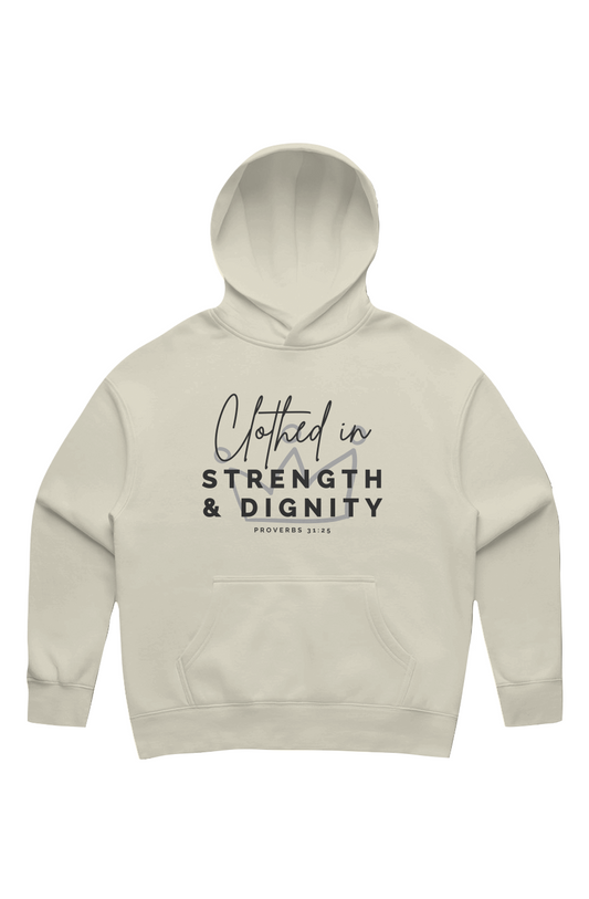Clothed in Strength & Dignity | Relaxed Hoodie