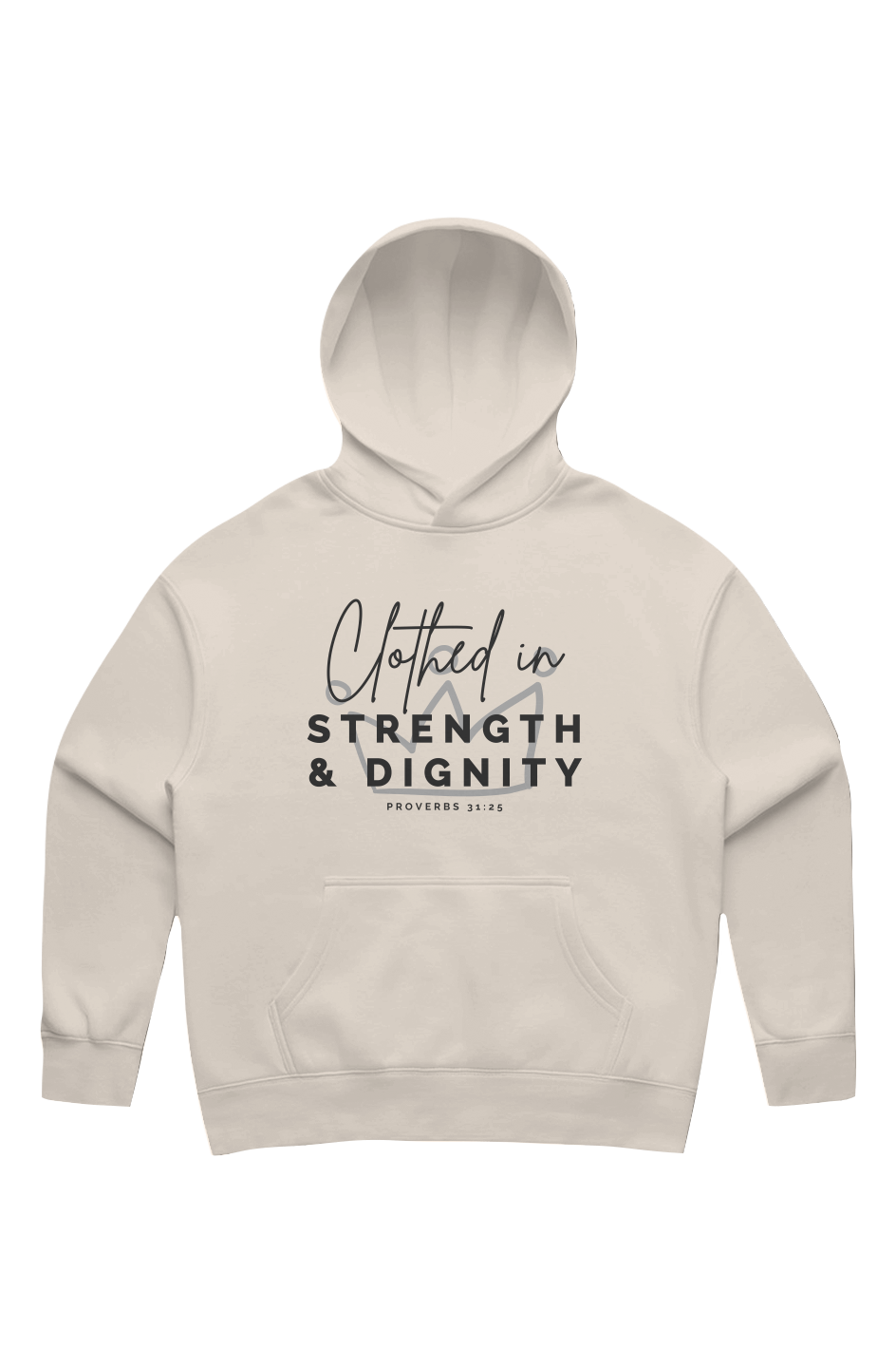 Clothed in Strength & Dignity | Relaxed Hoodie