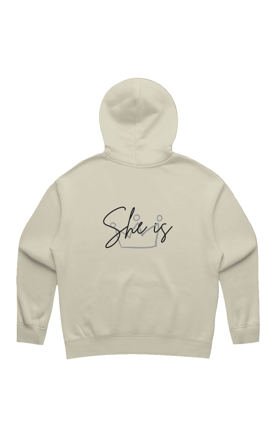 She Is | Relaxed Hoodie (back design)