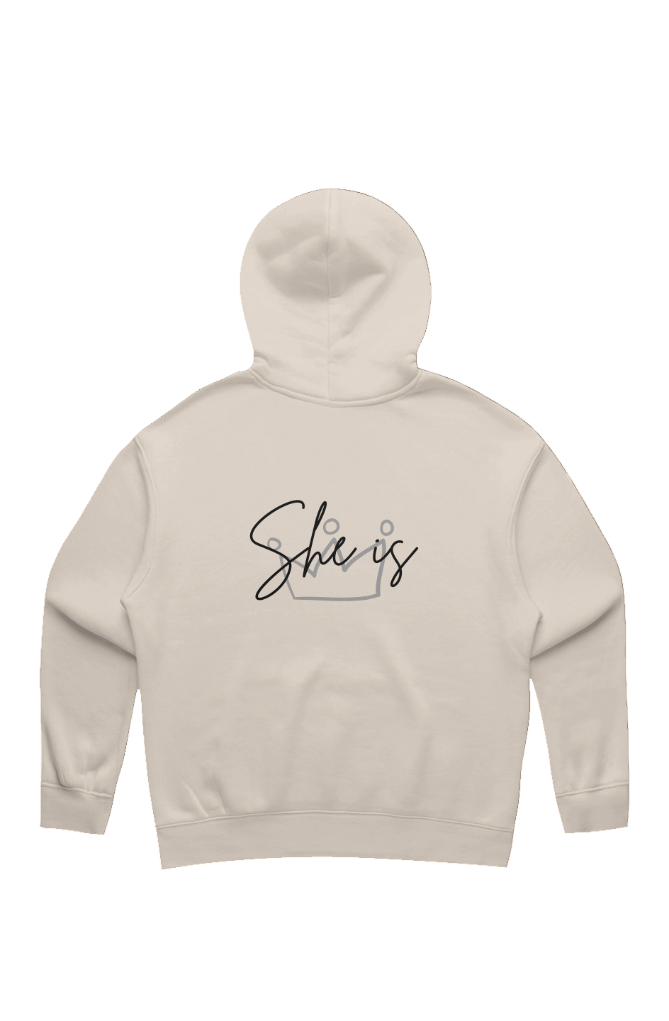 She Is | Relaxed Hoodie (back design)