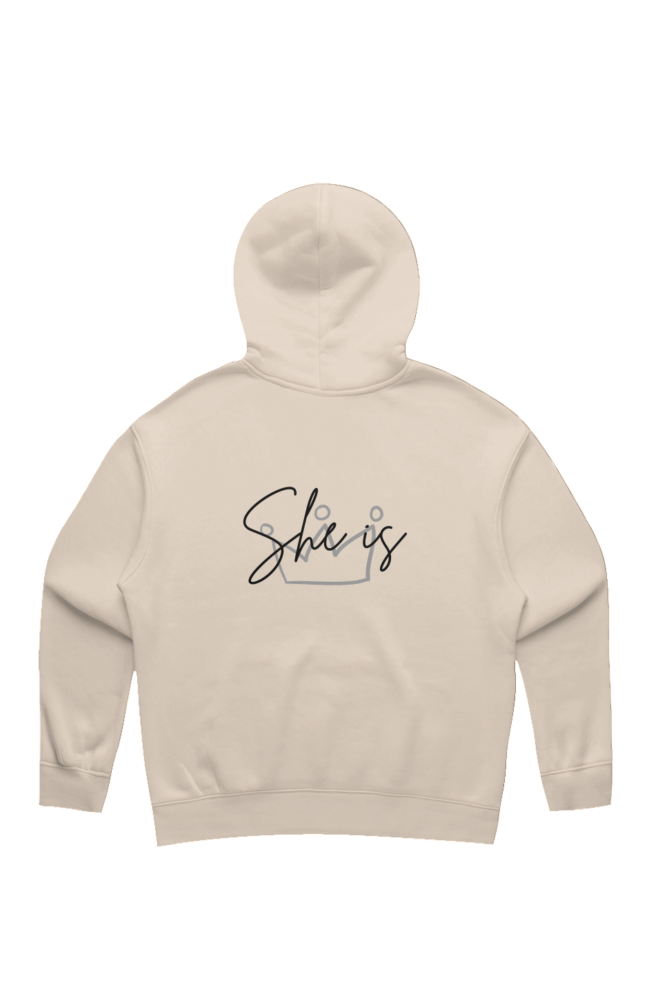 She Is | Relaxed Hoodie (back design)