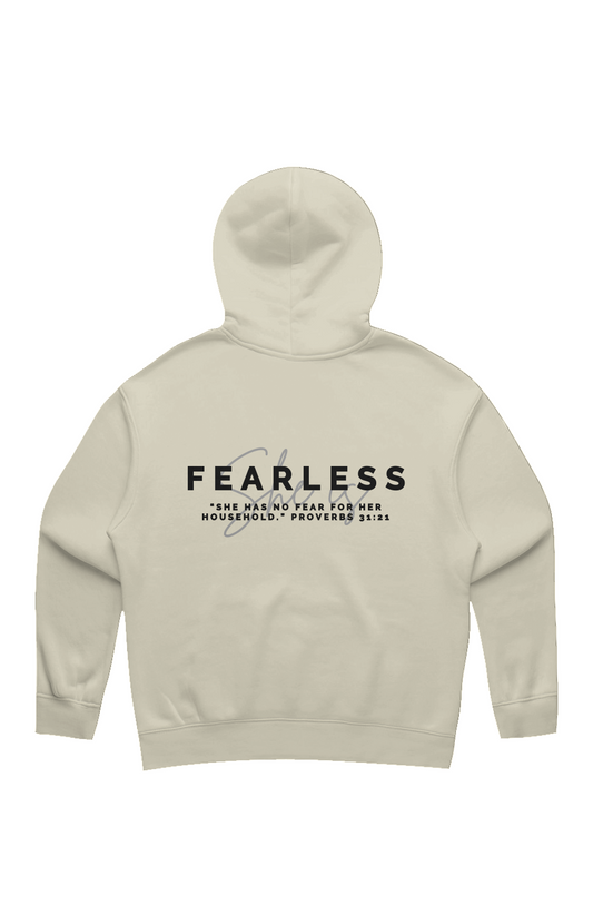 She Is | FEARLESS | Relaxed Hoodie (back design)