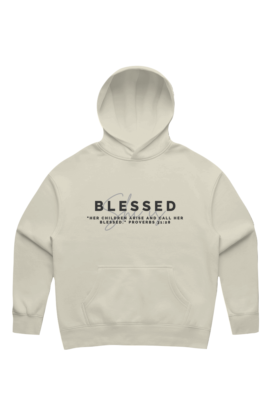 She Is | BLESSED | Relaxed Hoodie