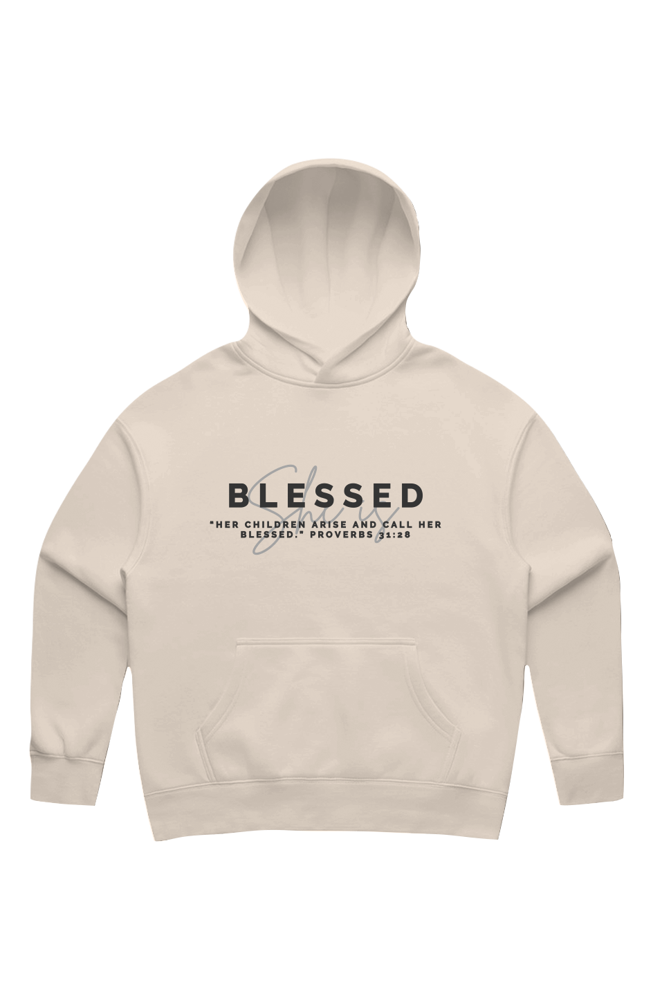She Is | BLESSED | Relaxed Hoodie