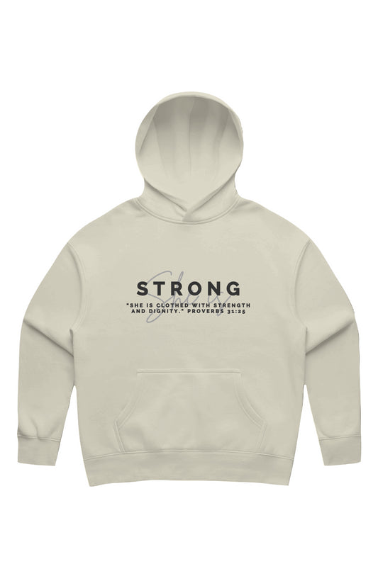 She Is | STRONG | Relaxed Hoodie