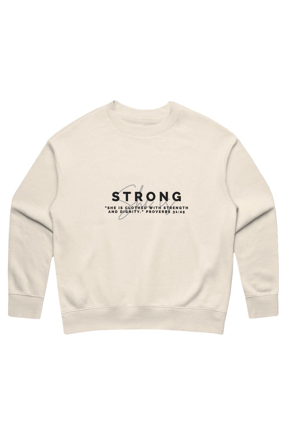 She Is | STRONG | Relaxed Crew