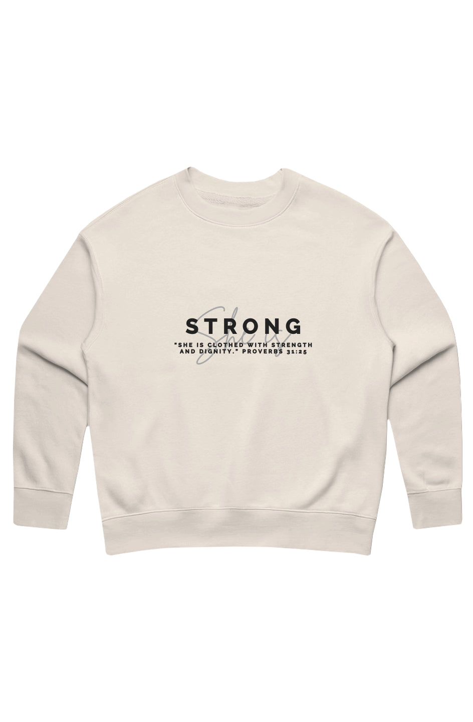 She Is | STRONG | Relaxed Crew