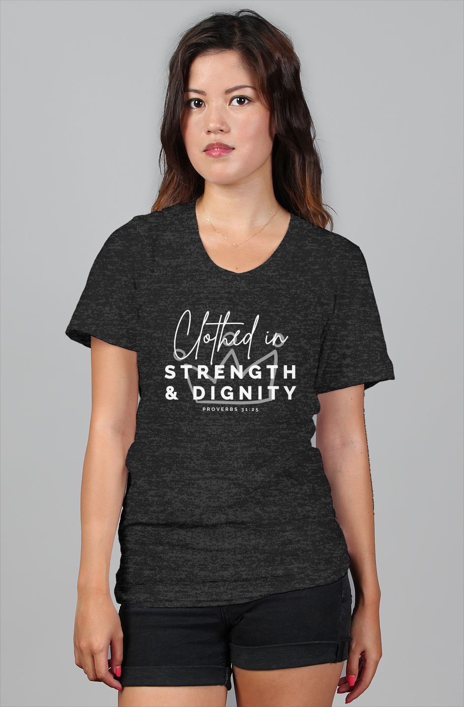 She Is | Clothed in Strength & Dignity | Relaxed Tee