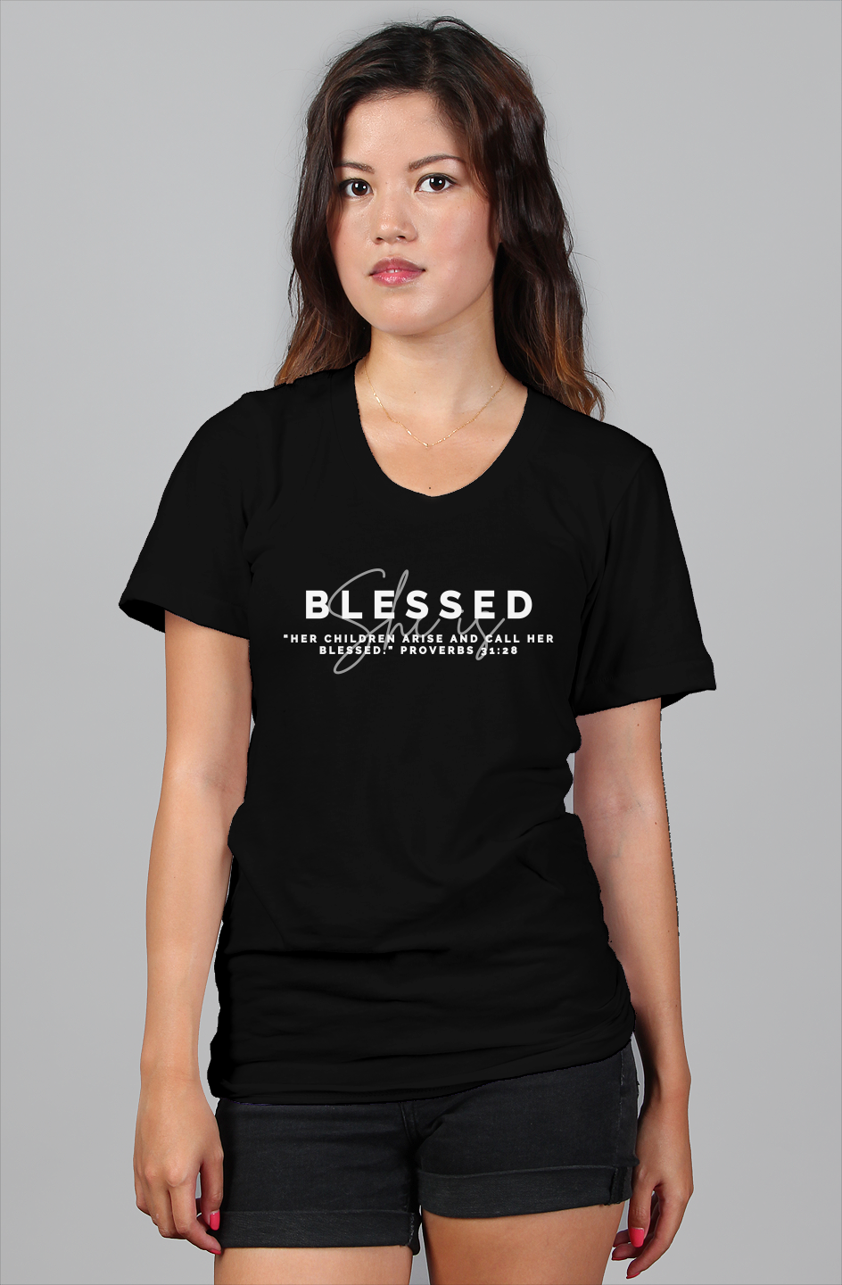 She Is | BLESSED | Relaxed Tee