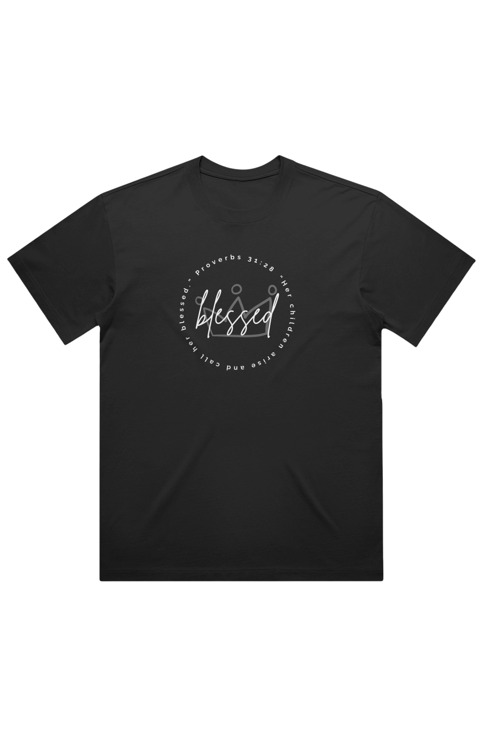 She Is | BLESSED | Box Tee