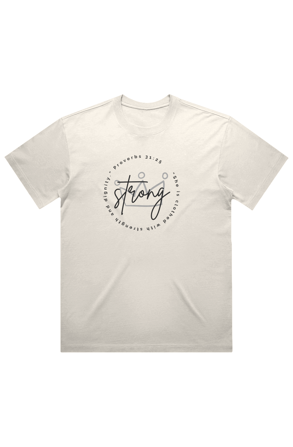 She Is | STRONG | Box Tee