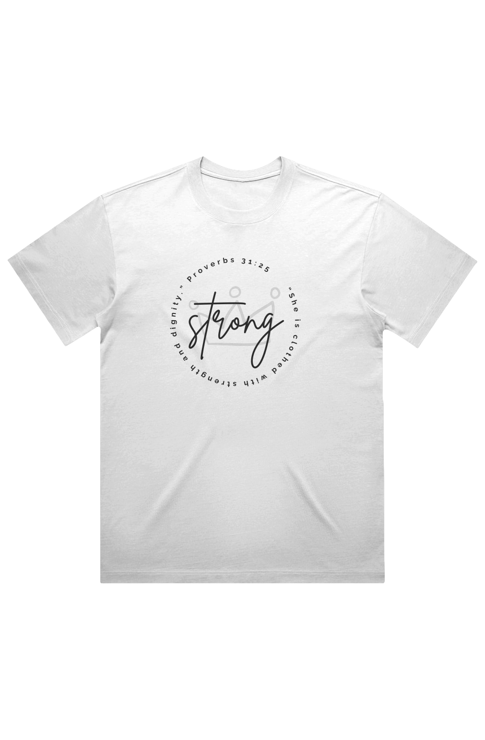 She Is | STRONG | Box Tee