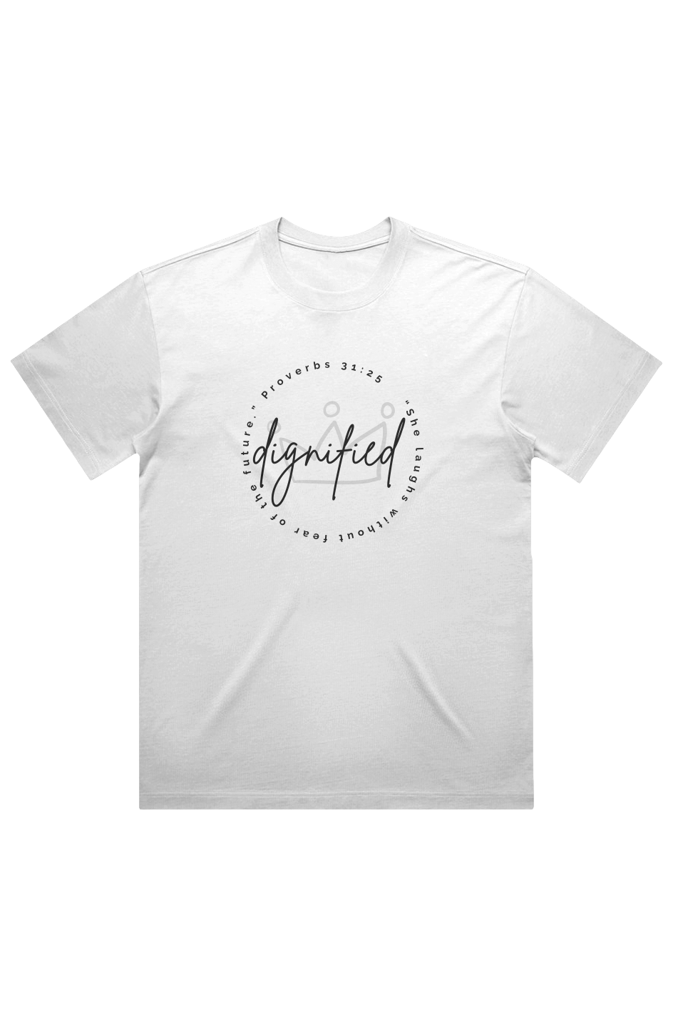 She Is | DIGNIFIED | Box Tee