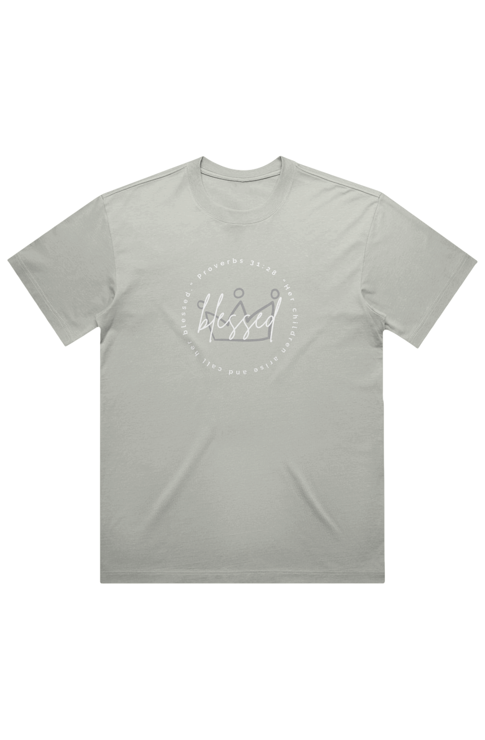 She Is | BLESSED | Box Tee