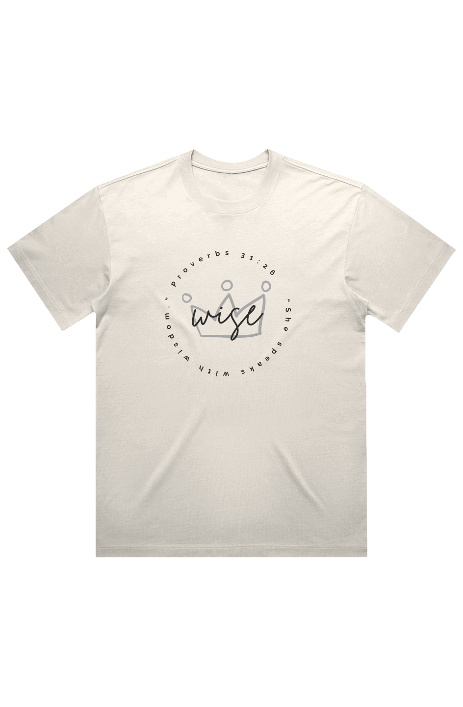 She Is | WISE | Box Tee