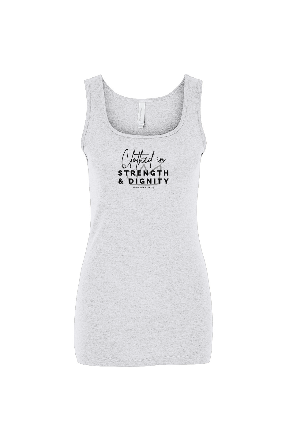 She Is | Clothed in Strength & Dignity | Rib Tank