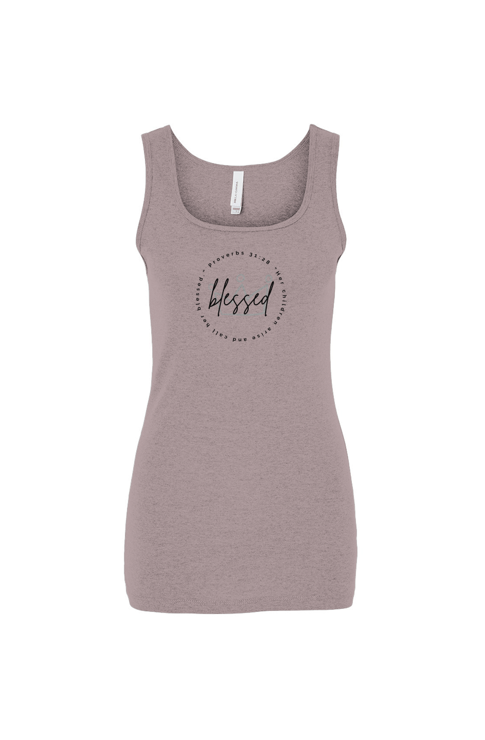 She Is | BLESSED | Rib Tank