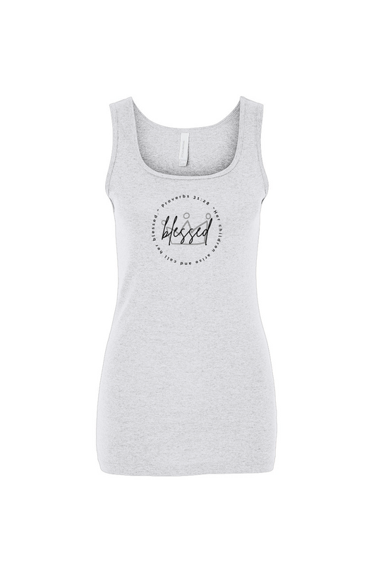 She Is | BLESSED | Rib Tank